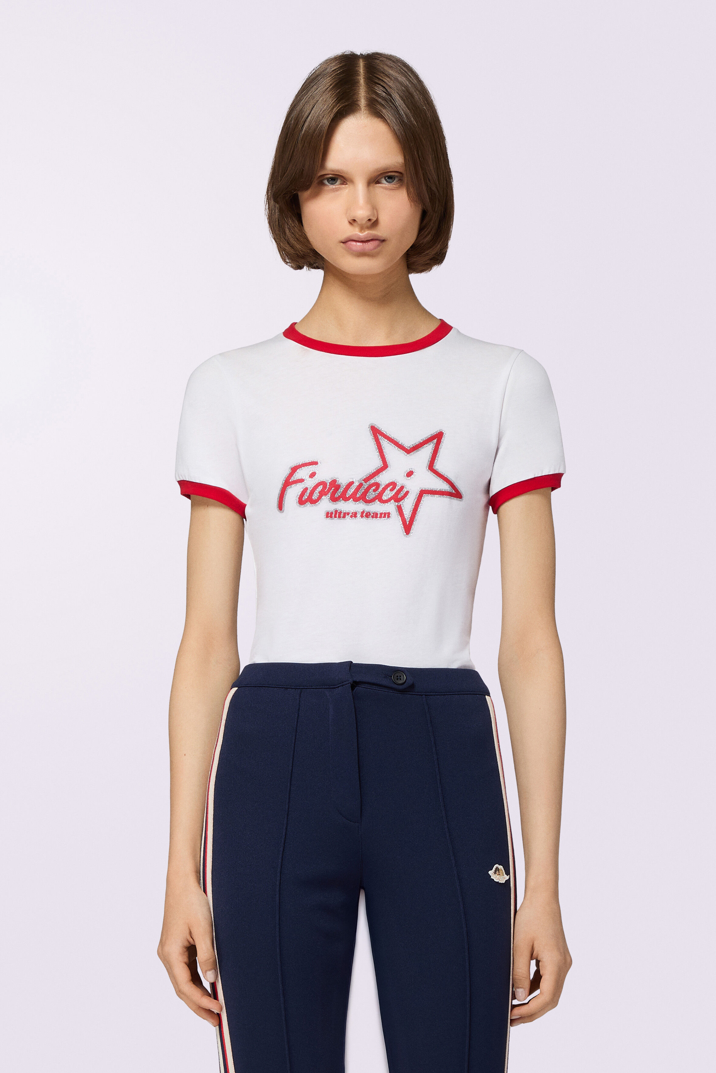 Ultra Team Glitter Star Logo Baby T-Shirt White